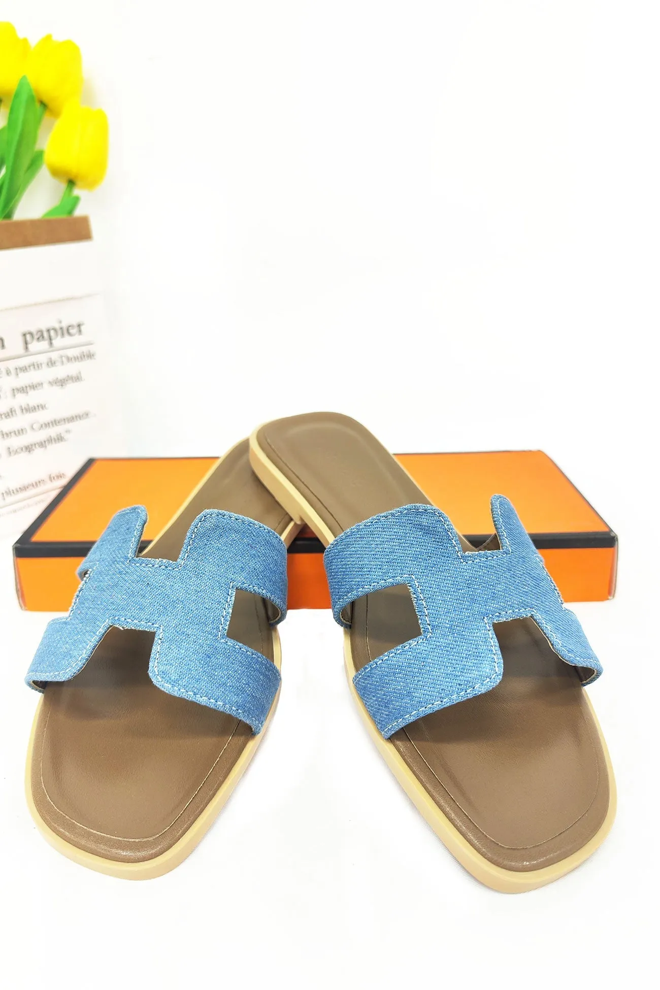 Amozae-Casual Flat Slide Sandals