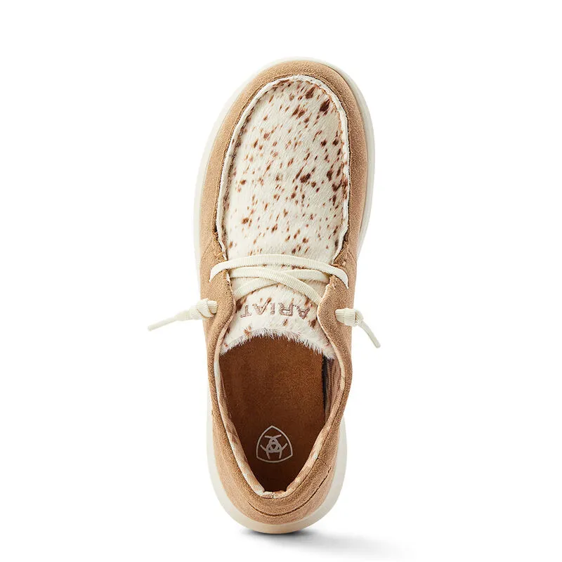 ARIAT WOMENS HILO WALNUT/SPOTTED HAIR ON