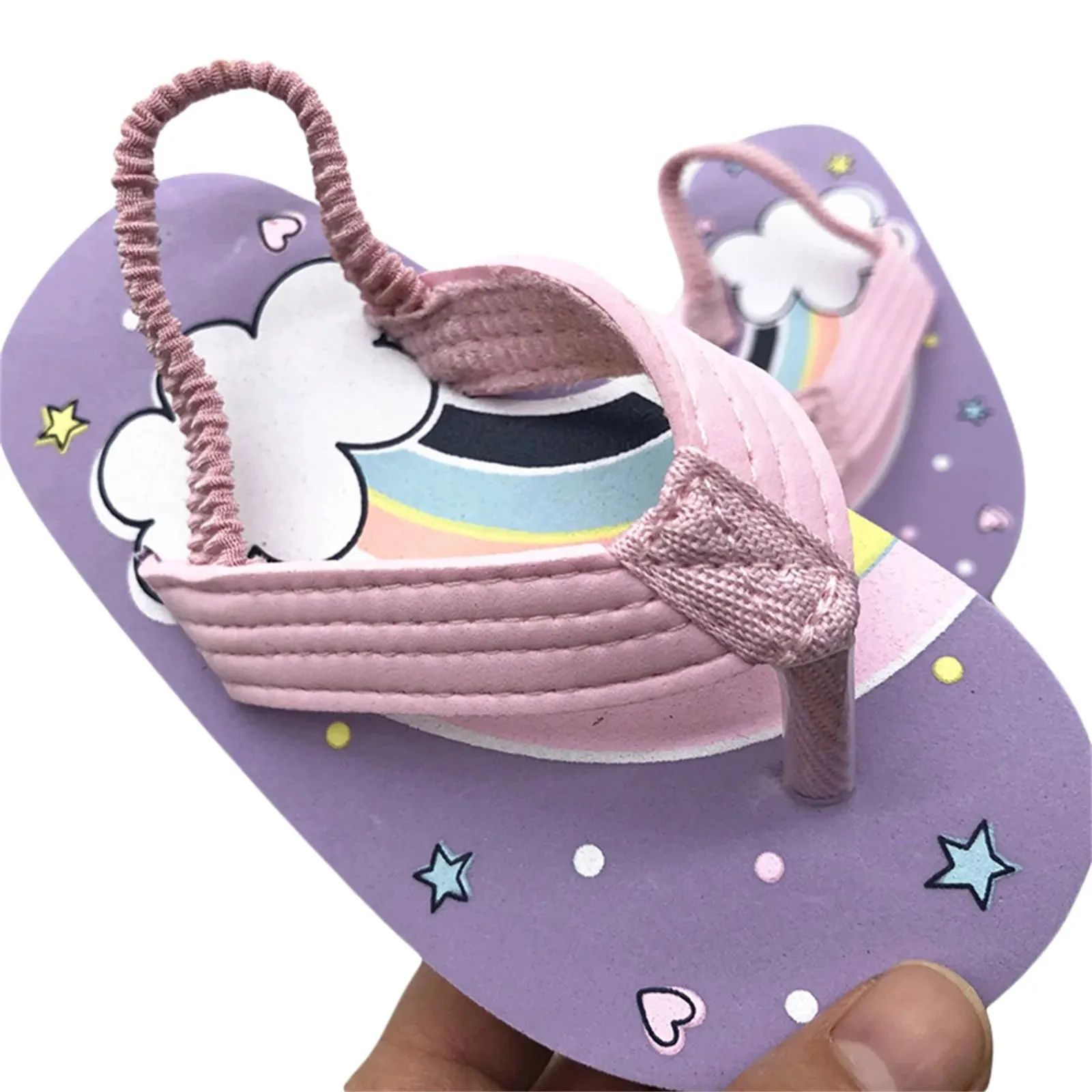 Baby Boy Flip Flops Little Sandals with Back Strap