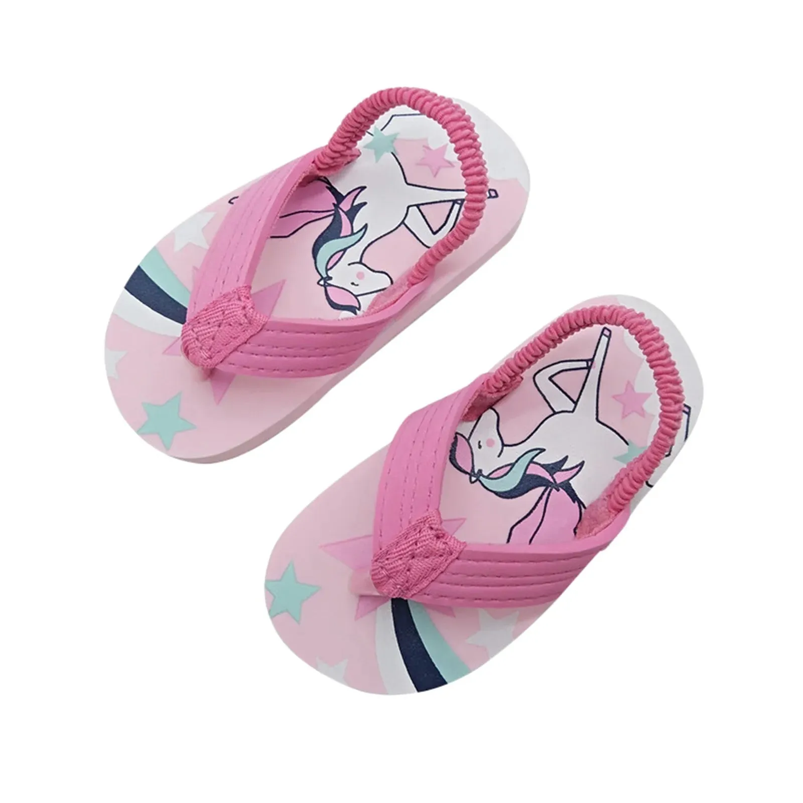Baby Boy Flip Flops Little Sandals with Back Strap