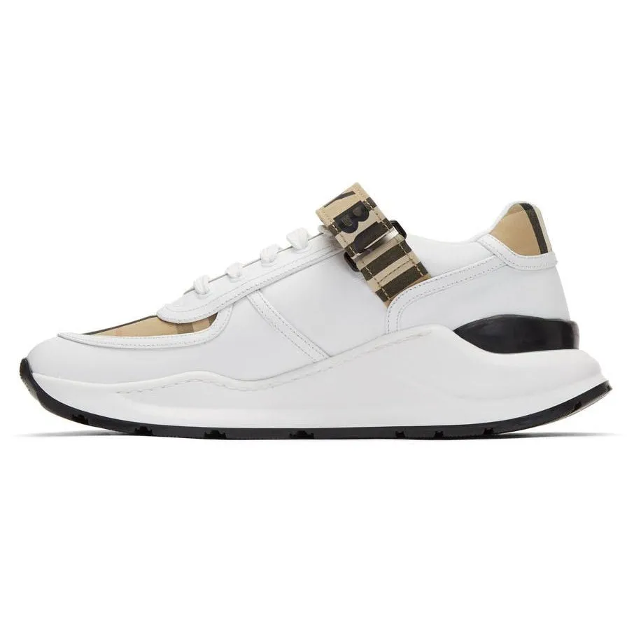 Burberry Beige Check Ronnie Sneakers