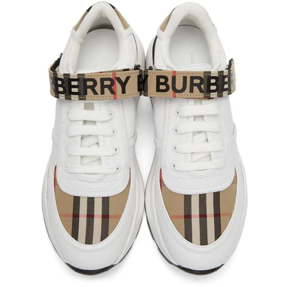 Burberry Beige Check Ronnie Sneakers