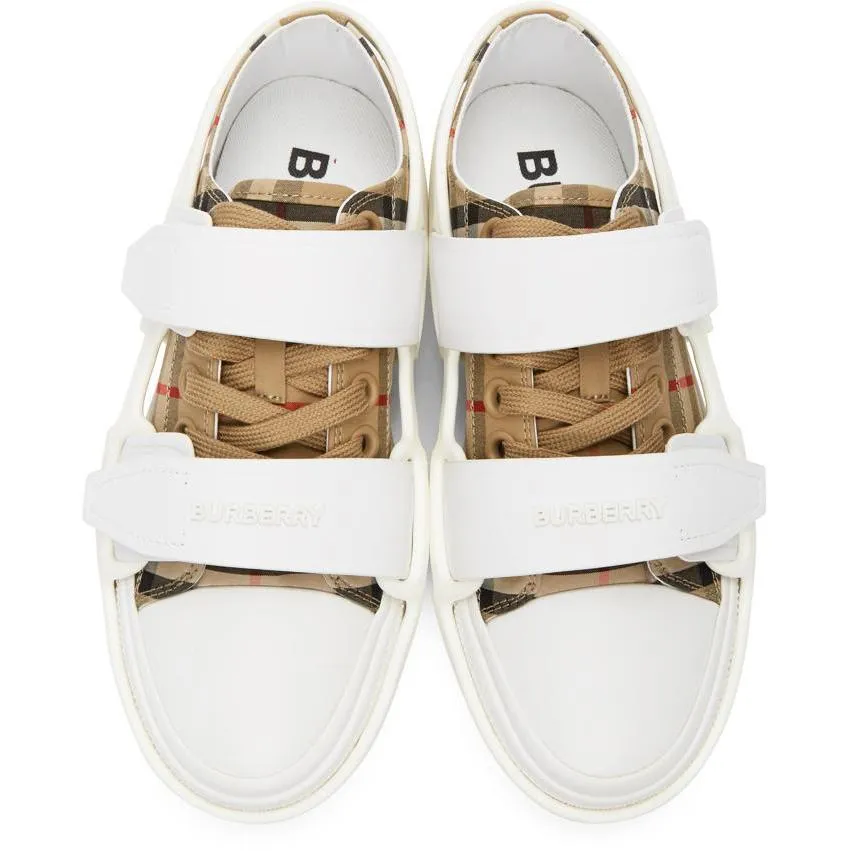 Burberry Beige Vintage Check Sneakers