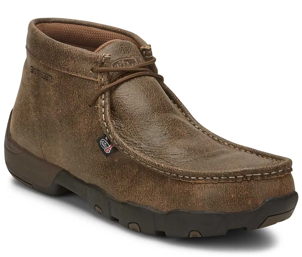 Justin Men's Cappie 4 Inch ST Work Mocc