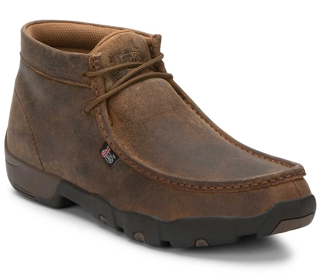 Justin Men's Cappie 4 Inch Work Mocc