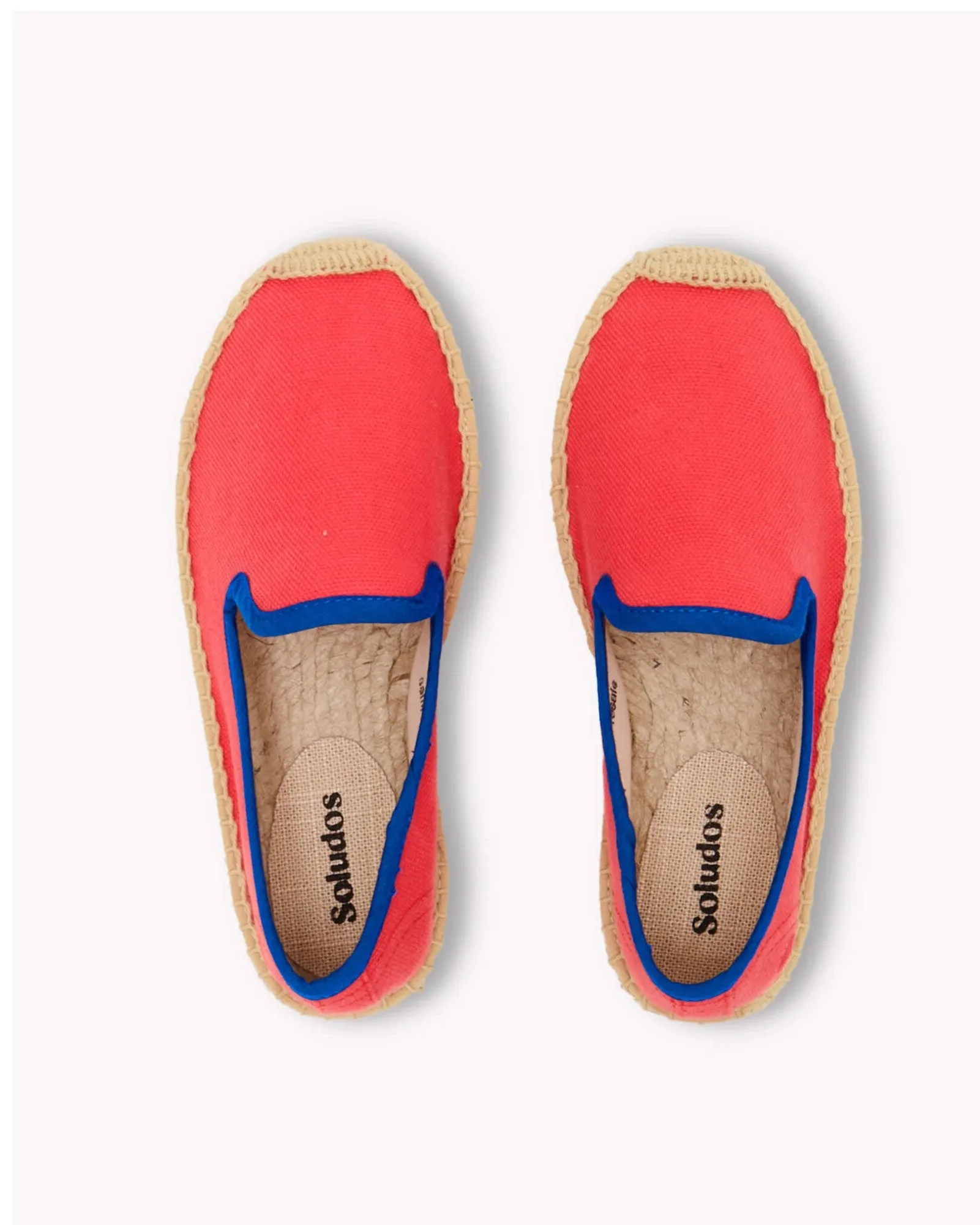 The Smoking Slipper - Contrast Piping - Red / Blue - Kids'