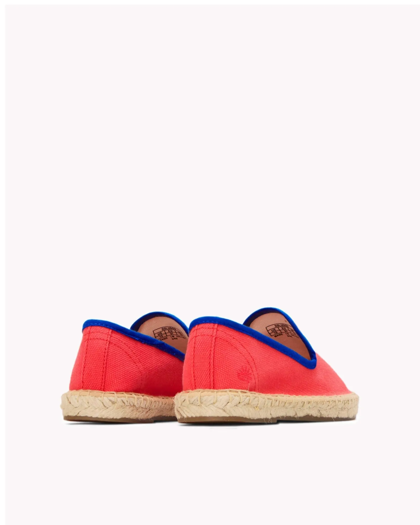 The Smoking Slipper - Contrast Piping - Red / Blue - Kids'