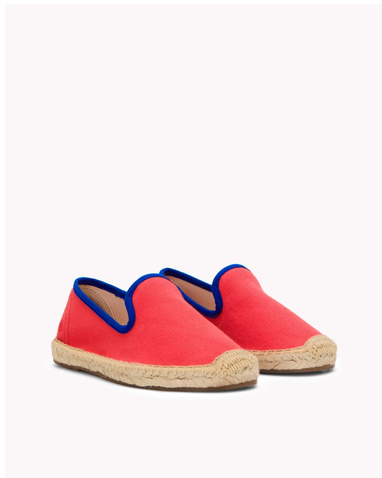 The Smoking Slipper - Contrast Piping - Red / Blue - Kids'